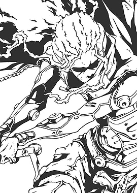 Katana Zero Manga Style