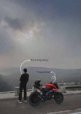 Motorcycle Ride with a View