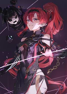 wuthering waves with poster