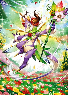 Floral Dragon Fairy