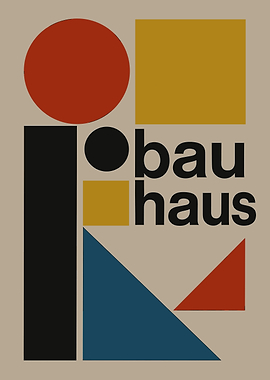 Bauhaus Geometric Composition