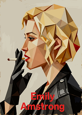Emily Amstrong Polygon Portrait