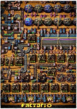 Factorio Game Factory Layout