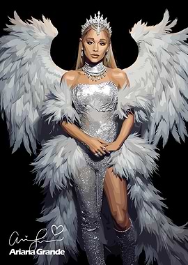 Ariana Grande Angelic Portrait