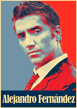 Alejandro Fernández Portrait Poster
