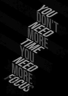 Focus Motivational Quote