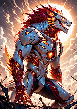 Cybernetic Werewolf Warrior
