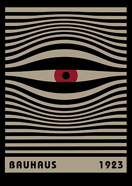 Bauhaus 1923 Eye Minimalist Art