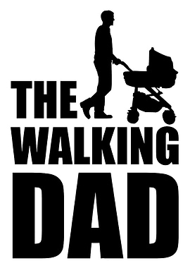 The Walking Dad Silhouette