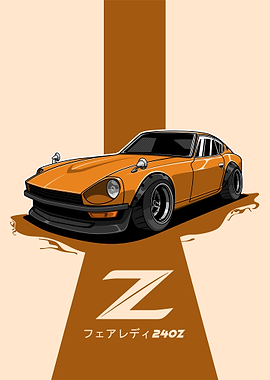 Fairlady 240Z Orange