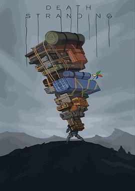 Death Stranding Porter Illustration