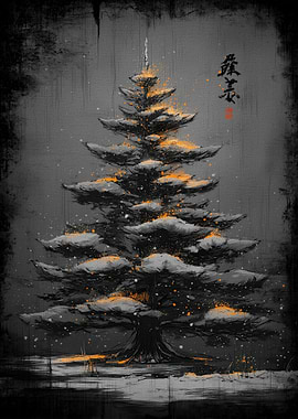 Ukiyo Minimalism Christmas Tree