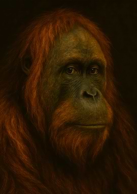 Orangutan Portrait