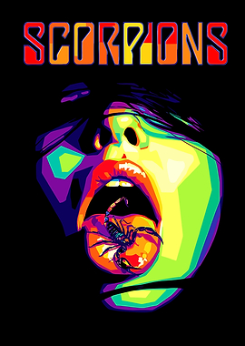 Scorpions Band Pop Art