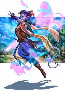 Jester Lavorre with Unicorns