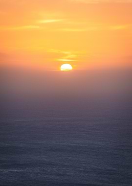 Sunset over the Ocean