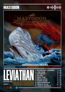 Mastodon Leviathan Album Cover Art
