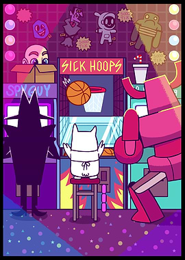 Arcade Game Pixel Art Illustration