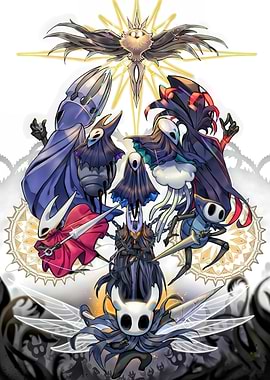 Hollow Knight Characters Illustration