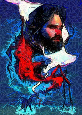 Abstract Portrait with The Thing