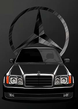Black Mercedes-Benz
