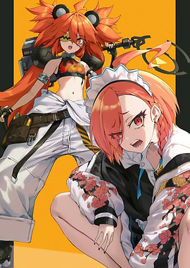 Anime Girls with Orange Hair