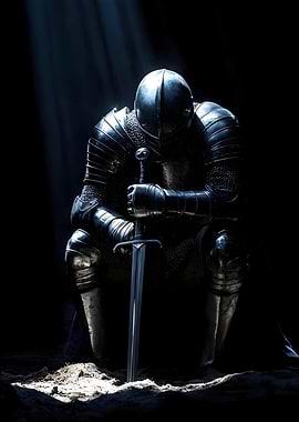 Knight in Armor with Sword
