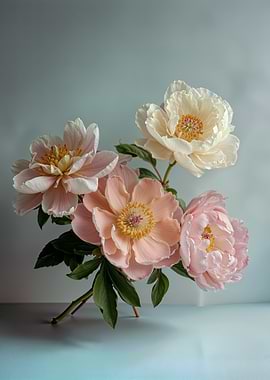 Peony Bouquet Still Life
