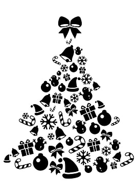 Christmas Tree Silhouette