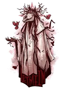 Mari Lwyd White Background