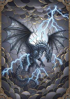 Dragon in Storm