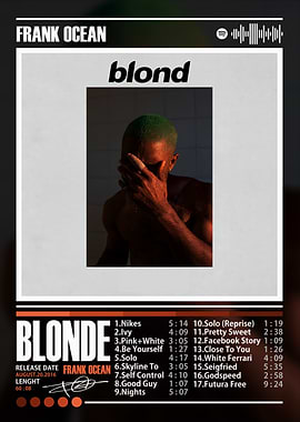 Frank Ocean - Blonde Album Cover