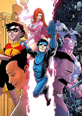 Invincible Comic Book Cover Art