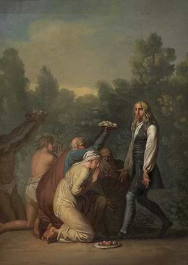 Niels Klim Receives the Homage of the Quamites