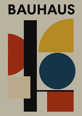 Bauhaus Geometric Composition