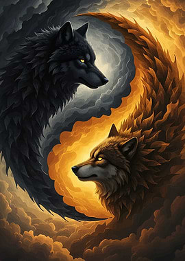 Yin Yang Wolves