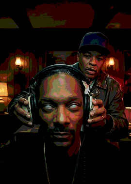 Dr. Dre and Snoop Dogg Portrait