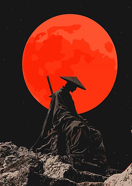 Samurai under the Red Moon