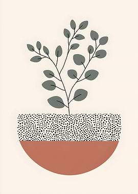 Minimalist Plant Art Print