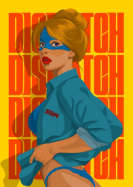 Dispatch Woman Illustration