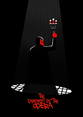 Phantom of the Opera Minimalist Poster