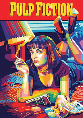 Pulp Fiction Mia Wallace Pop Art