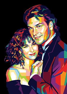 Dirty Dancing Pop Art Portrait
