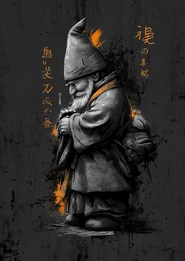 Ukiyo Minimalism Christmas Gnome