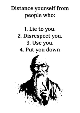 Distance Yourself From Negative People