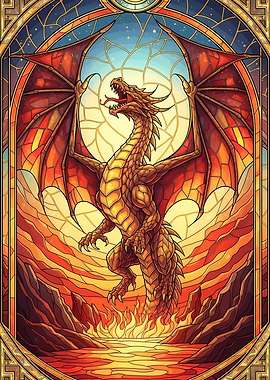 Stained Glass Dragon