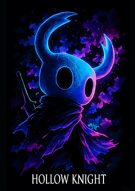 Hollow Knight Neon Art