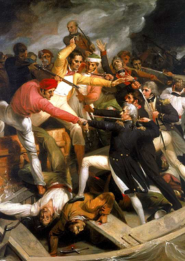 Nelson in Conflict with a Spanish Launch