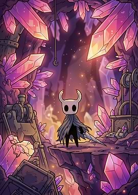 Hollow Knight in Crystal Peak