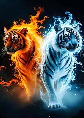 Fire and Ice Tigers